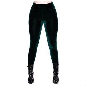 NEW KILLSTAR HEMATITE LEGGINGS [EMERALD]
XS